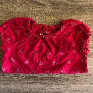 Toddler Polka Dot T-shirt (4T girls) 👚🎈💥